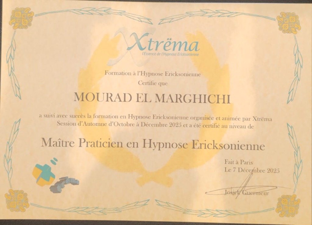 photo diplome El marghichi Mourad