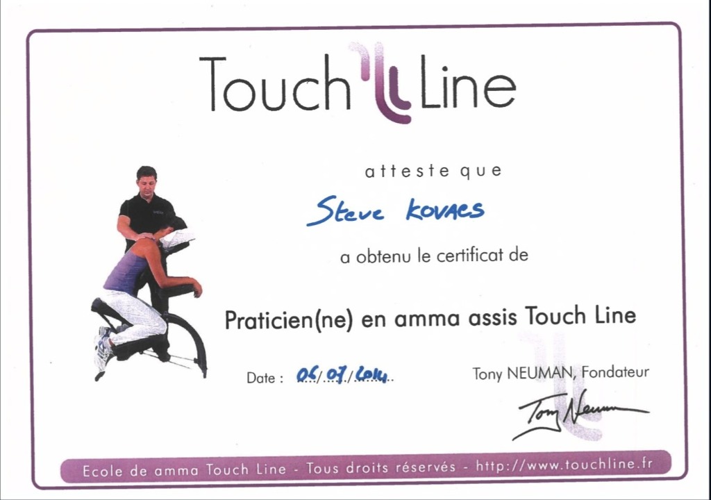 photo diplome Steve Kovacs