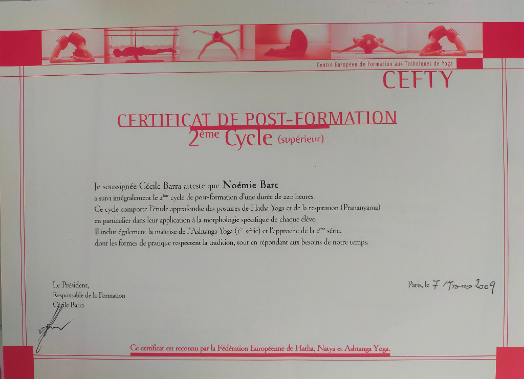 photo diplome Bart Noémie