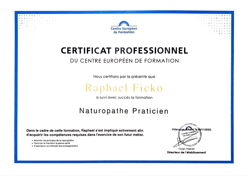 photo diplome Raphael Ficko