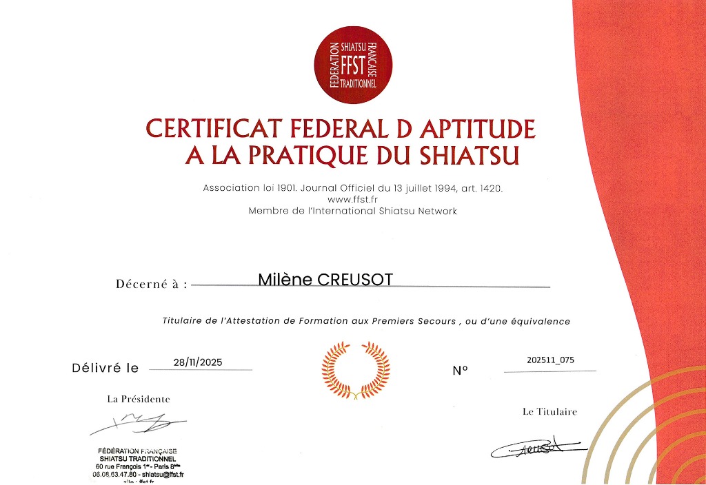 photo diplome Milène Creusot