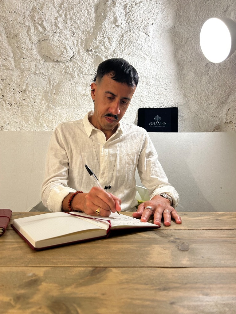 photo seance Fabricio Barbosa - Orâmes Thérapies Brèves 