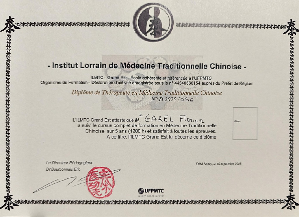 photo diplome Florian Garel