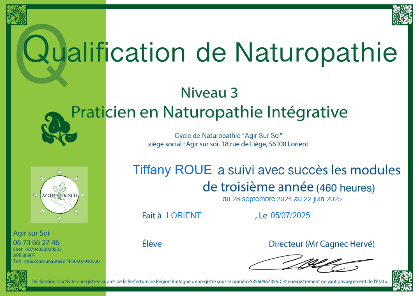 photo diplome Massage & Terrehappy