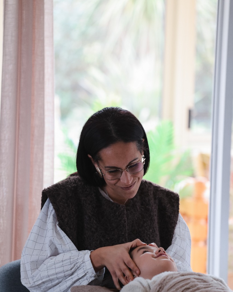 photo seance Sarah Réflexologie