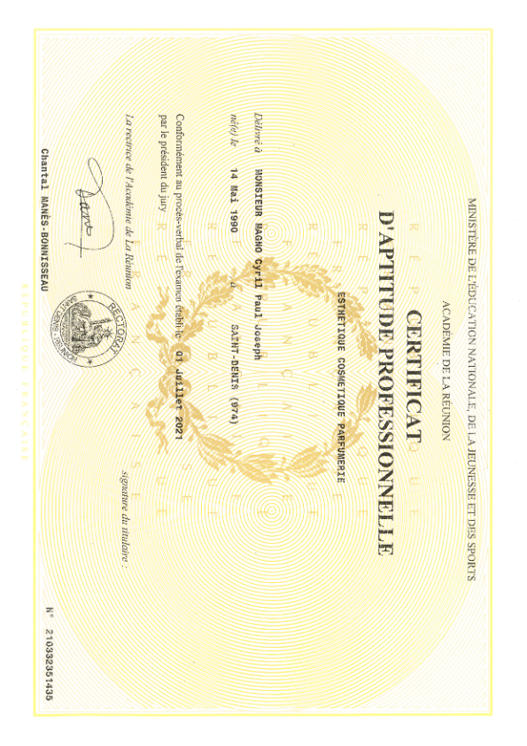 photo diplome La Main du Boubbha