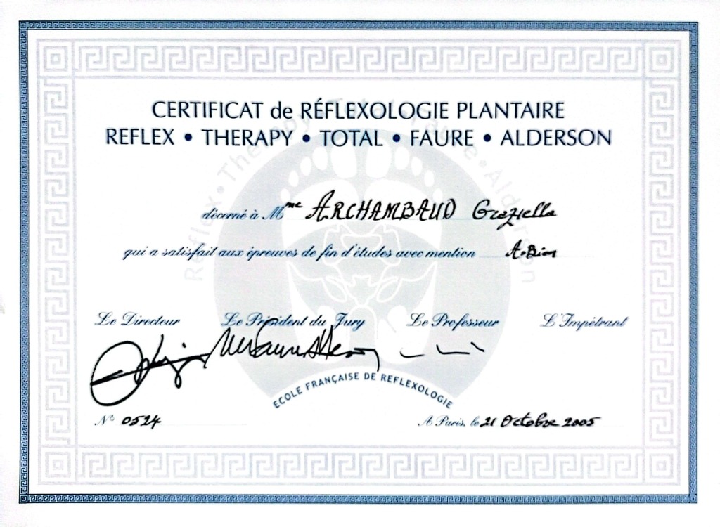 photo diplome Graziella archambaud