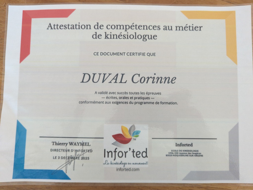 photo diplome Corinne Guazzini