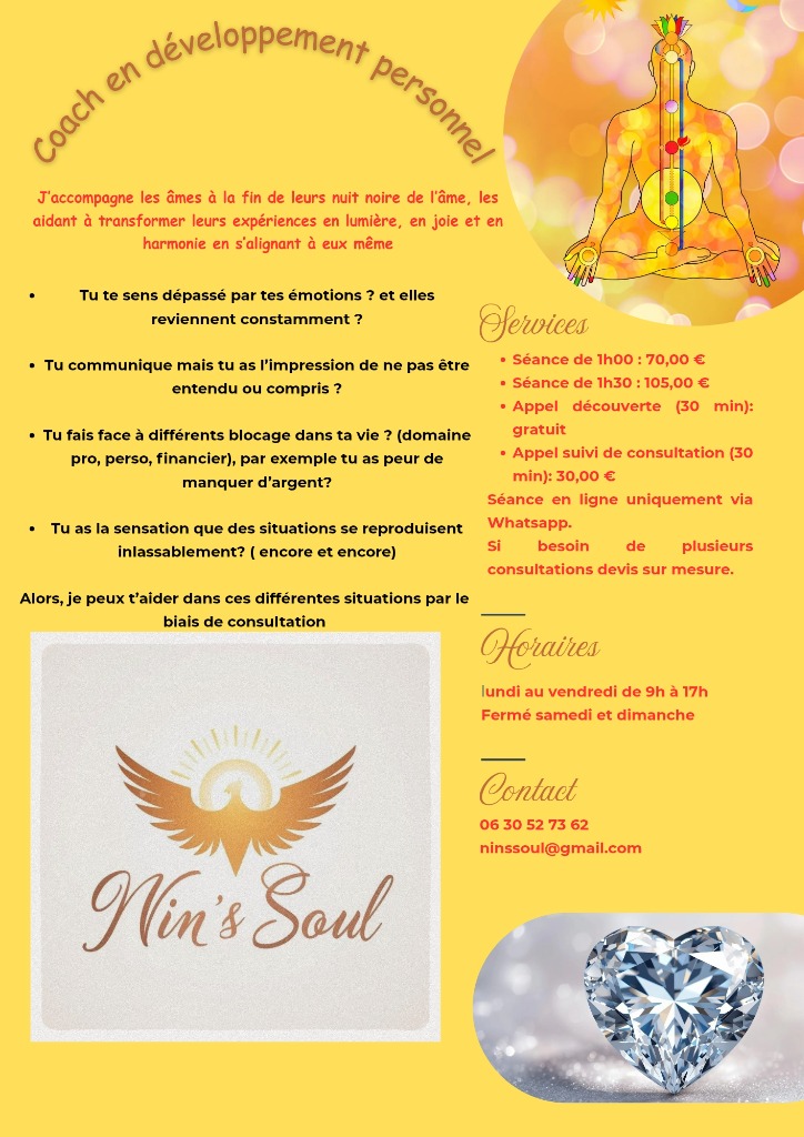 photo activite Nin’s Soul/ Bounaama Kahina