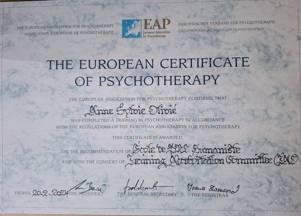 photo diplome Anne Olivié