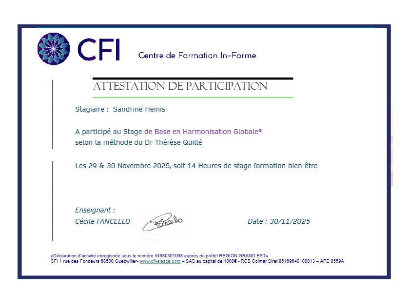 photo diplome LITHOFLORAL 