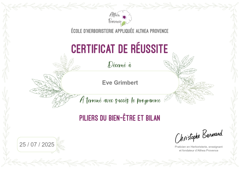 photo diplome Racines et Eclosions