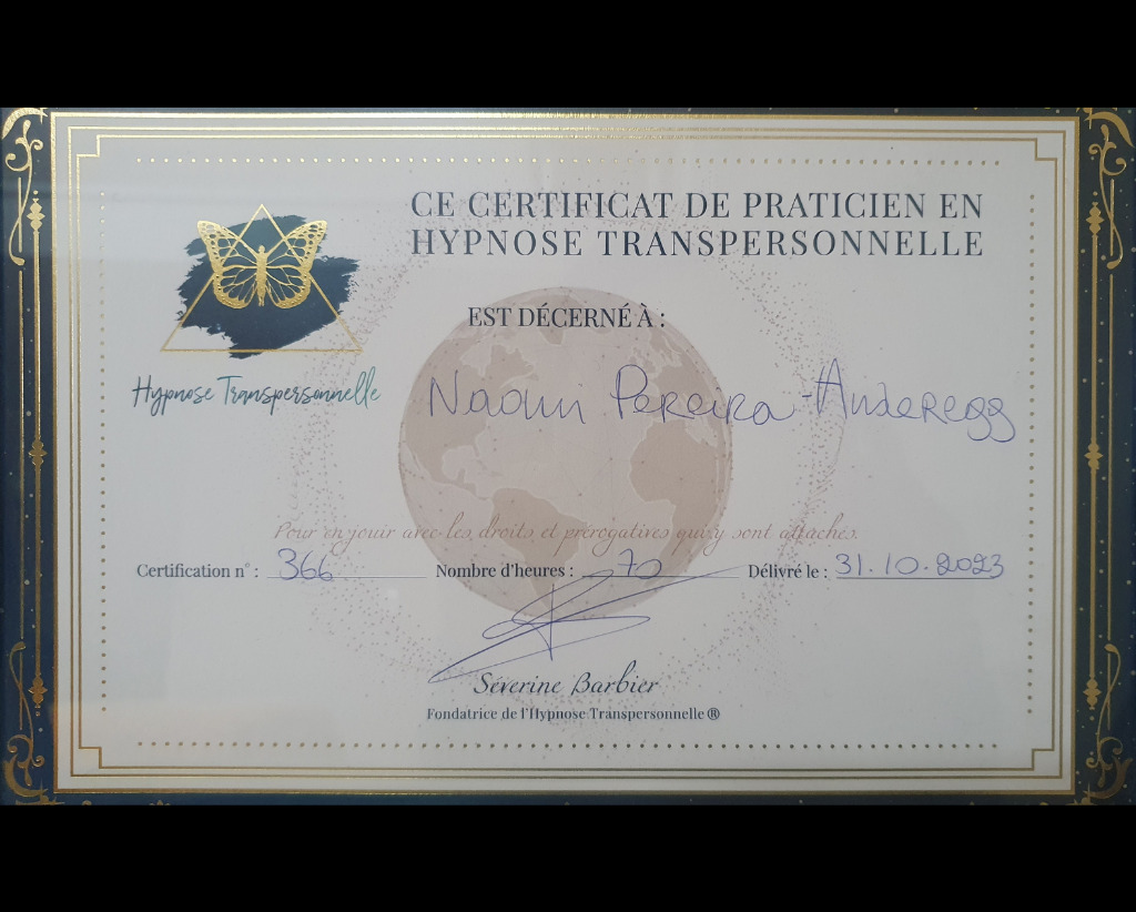 photo diplome Naomi Anderegg