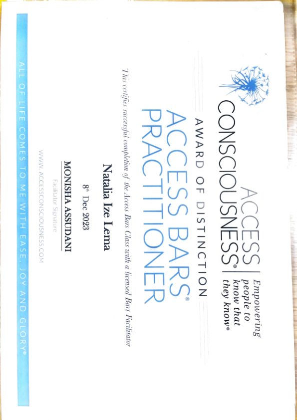 photo diplome Natalia Ize