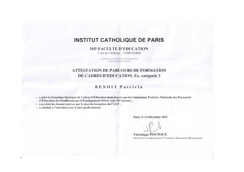 photo diplome Les Ateliers du Sud 