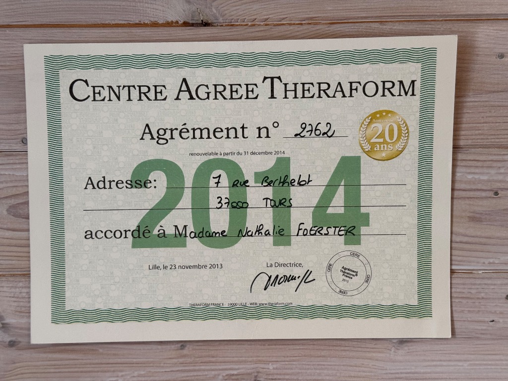 photo diplome Nathalie Bien-Etre
