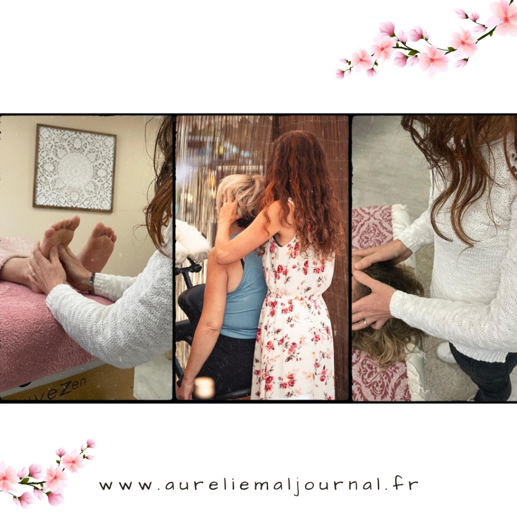 photo seance Aurélie MALJOURNAL Naturopathe & Réflexologue