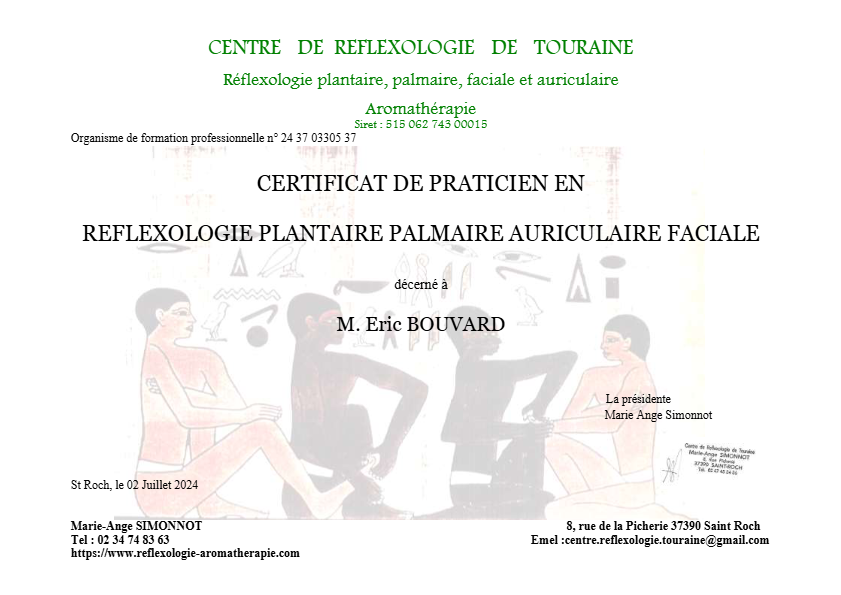 photo diplome Eric bouvard