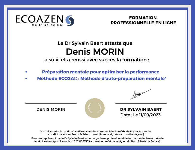 photo diplome Denis MORIN