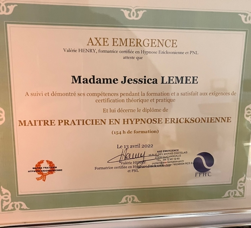 photo diplome Jessica Lemee