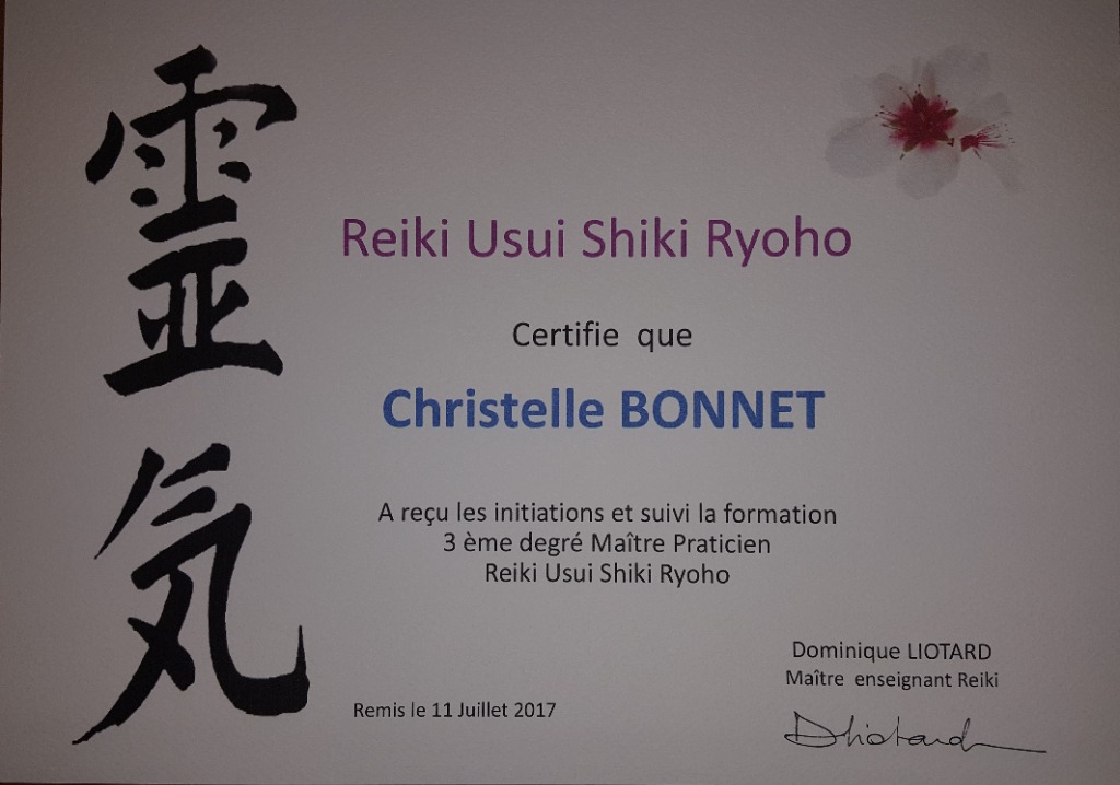 photo diplome Christelle Bonnet