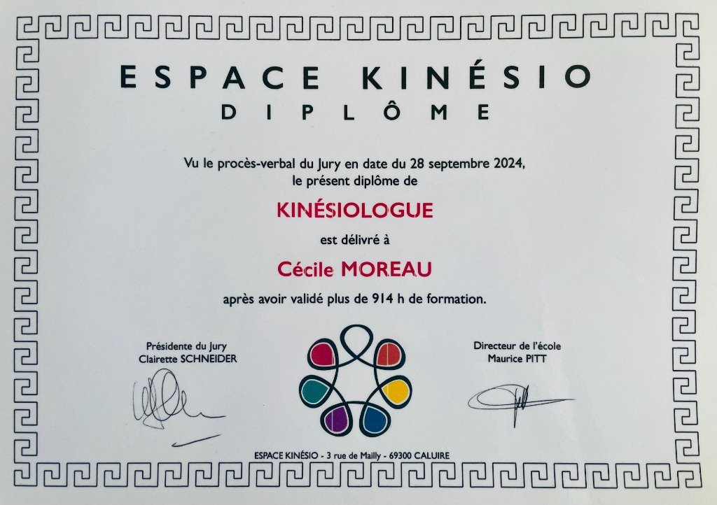 photo diplome Cécile MOREAU
