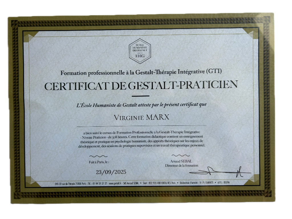 photo diplome Virginie MARX