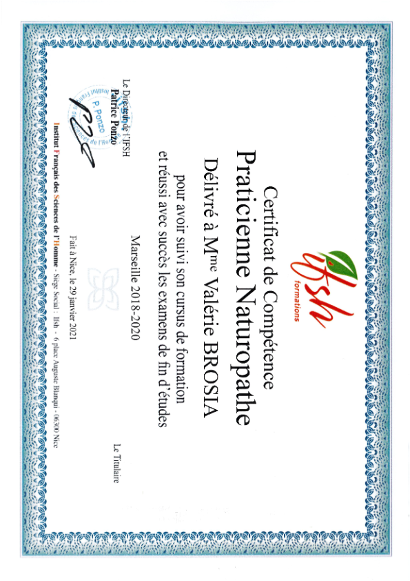 photo diplome Valerie Brosia