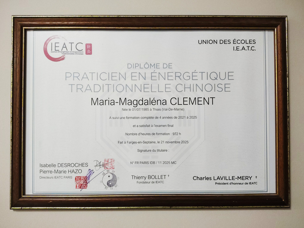 photo diplome Magdaléna Clément