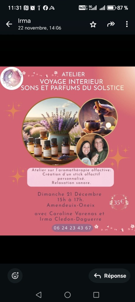 photo activite Caroline Varenas kinesiologue 