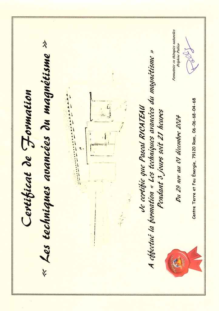 photo diplome Pascal Ricateau