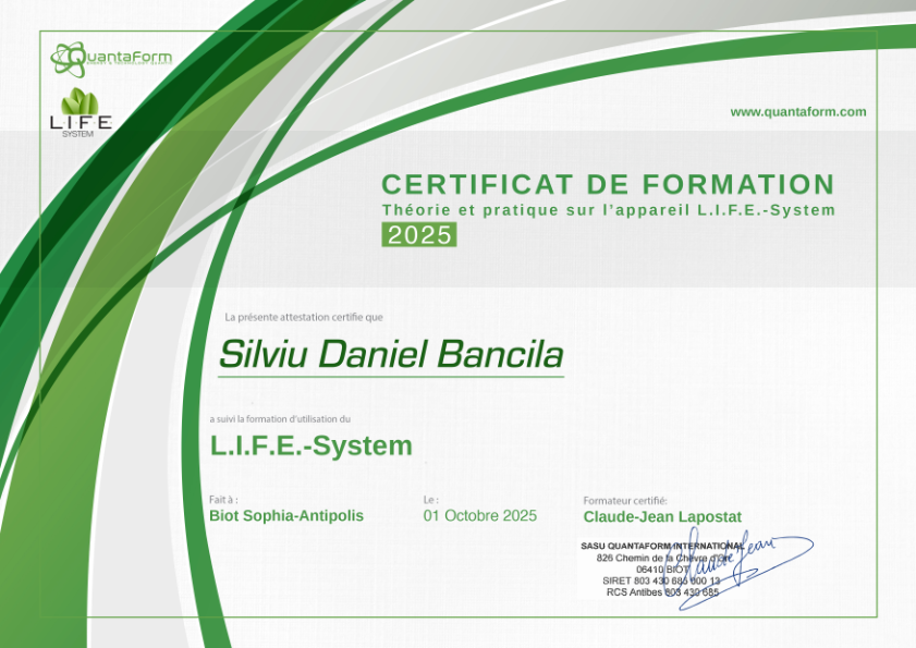 photo diplome Silviu Daniel Bancila