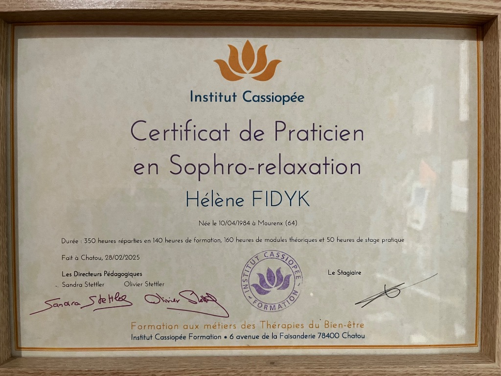 photo diplome Hélène Fidyk