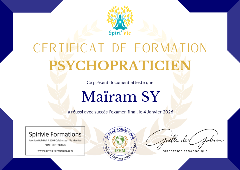 photo diplome Maïram Sy