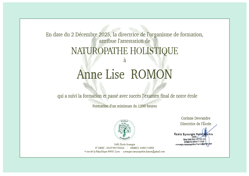 photo diplome Anne lise romon 