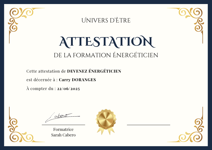 photo diplome Carry Blossom