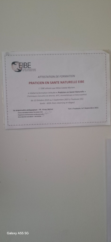 photo diplome Myriem CATALA 