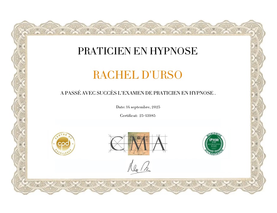 photo diplome D’urso Rachel