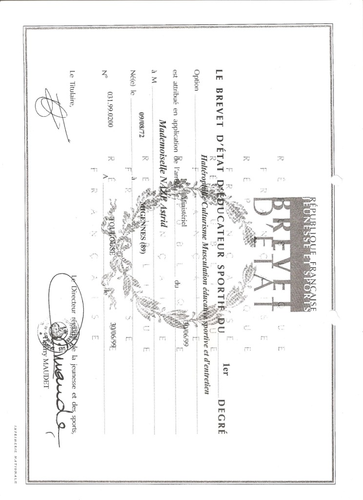 photo diplome Astrid Viguier