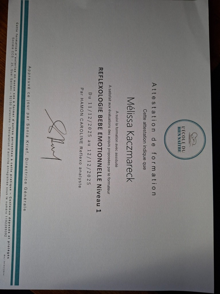 photo diplome Mélissa Kaczmareck