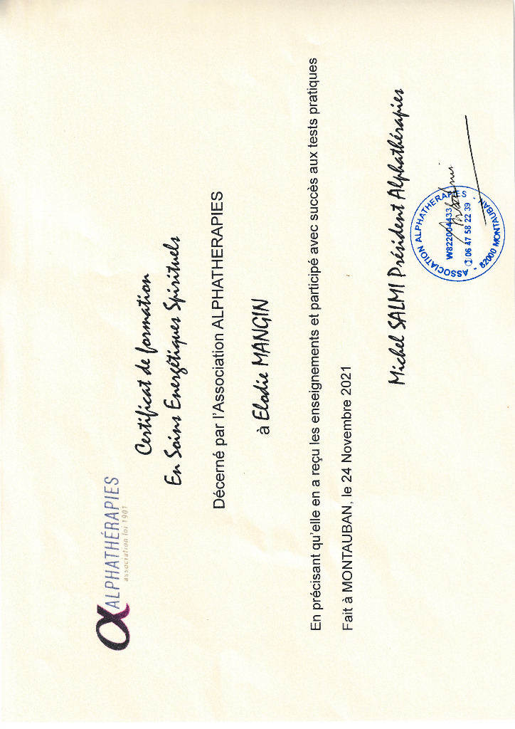 photo diplome Elodie SOI DIS-EN