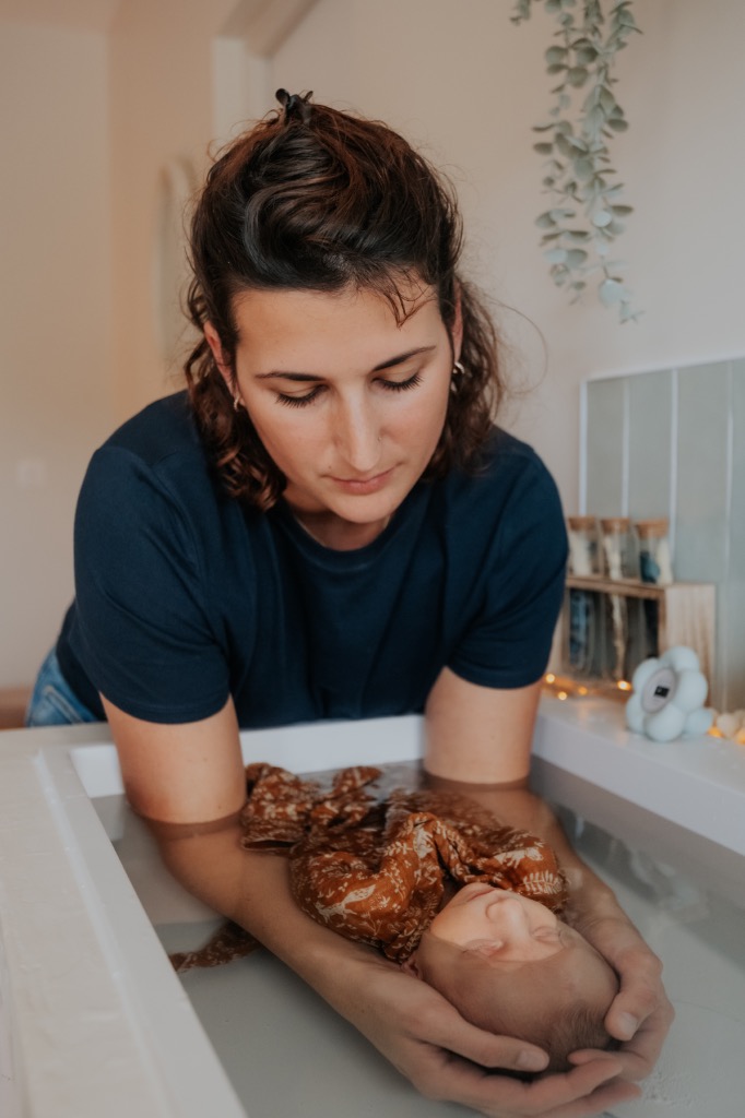 photo portrait Eau Bien Naitre de Bébé 