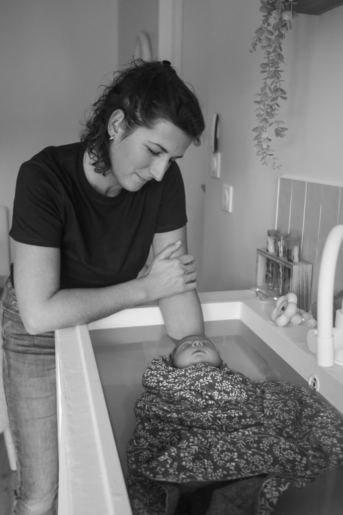 photo seance Eau Bien Naitre de Bébé 