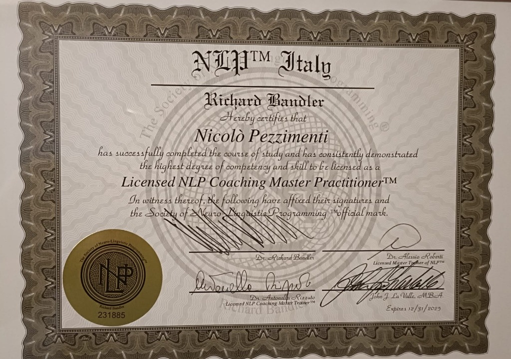 photo activite Nicolò Pezzimenti