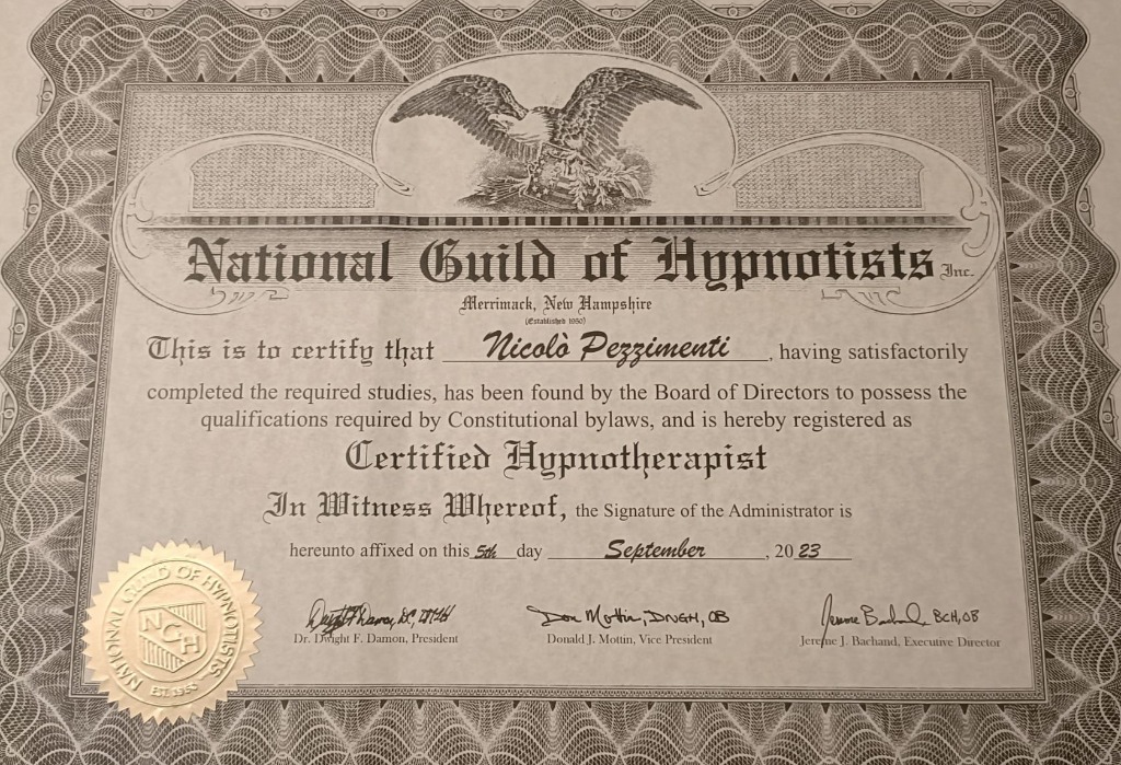 photo diplome Nicolò Pezzimenti