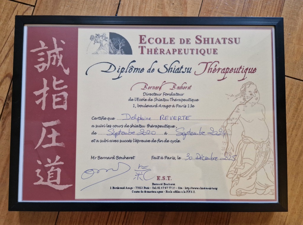 photo diplome Delphine Reverte