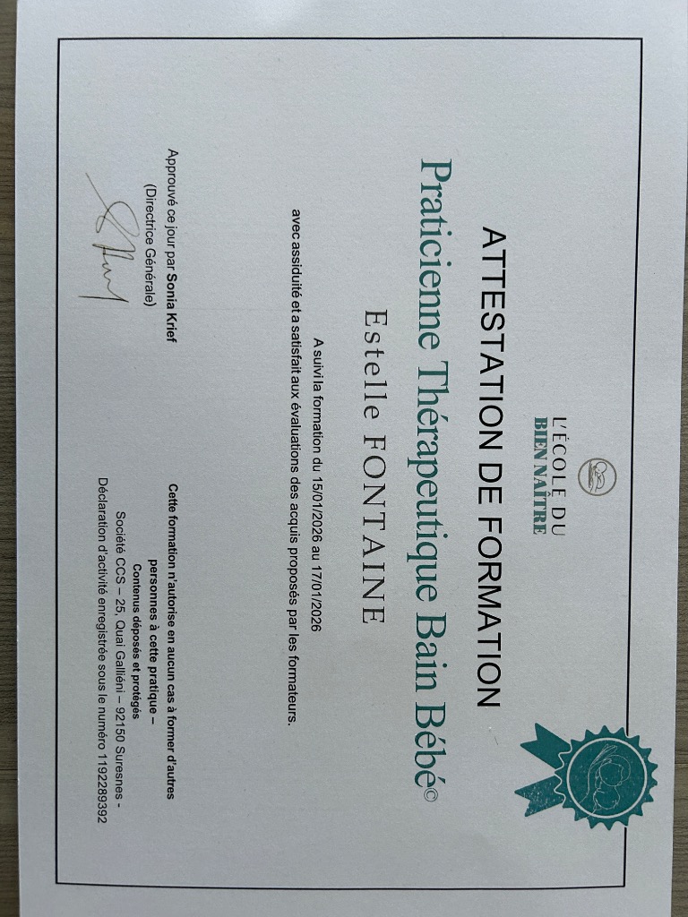 photo diplome Estelle FONTAINE