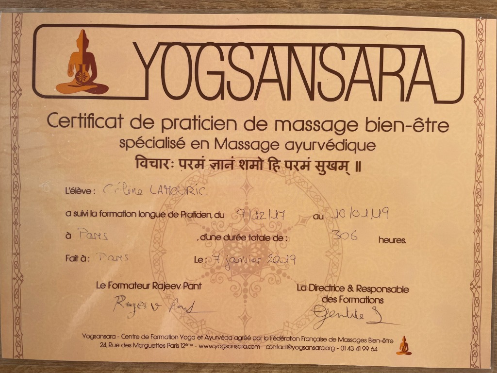 photo diplome Céline Lamouric