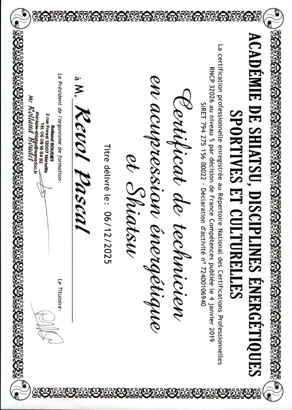 photo diplome Pascal Revol