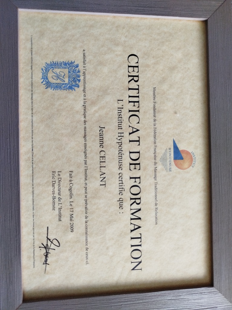 photo diplome Cellant